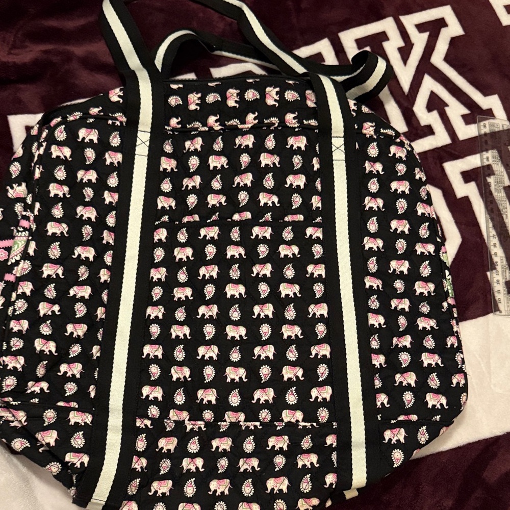 Vera Bradley Pink Elephant Tote